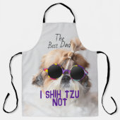 Der beste Vater Shih Tzu Nicht niedlich lustiges H Schürze (Vorderseite)