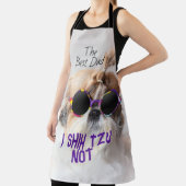 Der beste Vater Shih Tzu Nicht niedlich lustiges H Schürze (InSitu)