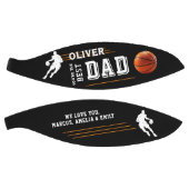 Der beste Vater Silhouette Pater Keepake Basketball (Panele)