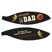 Der beste Vater Silhouette Pater Keepake Basketball (Panele)