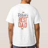 Der beste Vater-T - Shirt der Welt (Rückseite)