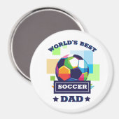 Der beste Vater-Tag der Welt Magnet (Vorderseite/Rückseite)