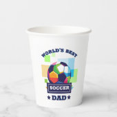Der beste Vater-Tag der Welt Pappbecher (Rückseite)