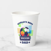 Der beste Vater-Tag der Welt Pappbecher (Vorderseite)