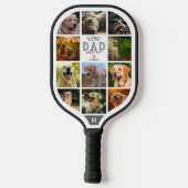 Der beste Vater-Tag der Welt Pickleball Schläger (Rückseite)