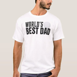 Der beste Vater Typografie Golf der Welt | SHIRT