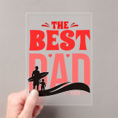 Der beste Vater überhaupt Acryleinladungen (Insitu (Handheld))