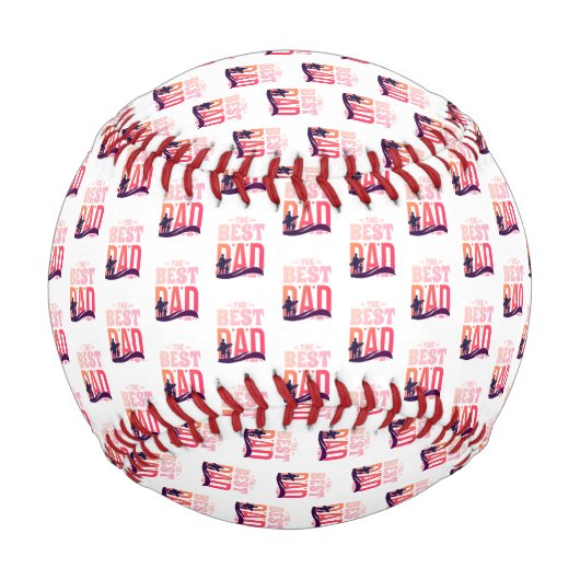 Der beste Vater überhaupt Baseball (Vorderseite)