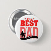 Der beste Vater überhaupt Button (Vorne & Hinten)