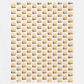 Der beste Vater überhaupt Fleecedecke (Vorderseite)