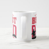 Der beste Vater überhaupt Jumbo-Tasse (Rückseite)