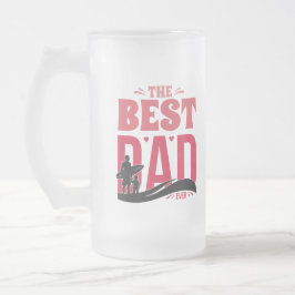 Der beste Vater überhaupt Mattglas Bierglas