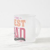 Der beste Vater überhaupt Mattglastasse (VorderseiteRechts)
