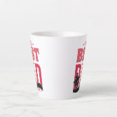 Der beste Vater überhaupt Milchtasse (Vorderseite)