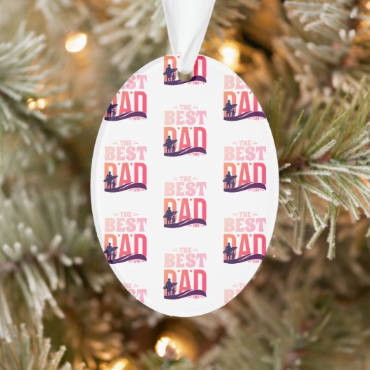 Der beste Vater überhaupt Ornament (Baum)