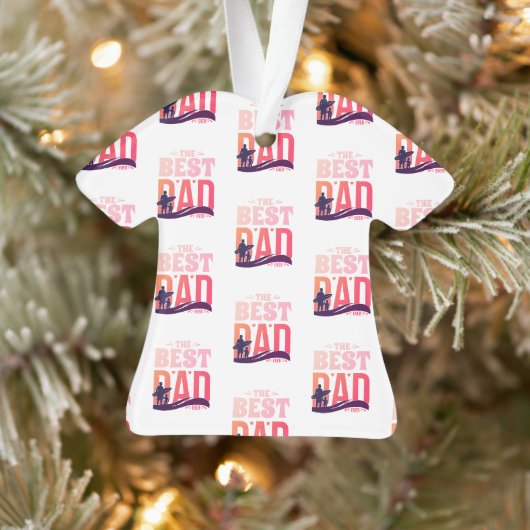 Der beste Vater überhaupt Ornament (Baum)