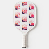 Der beste Vater überhaupt Pickleball Schläger (Rückseite)