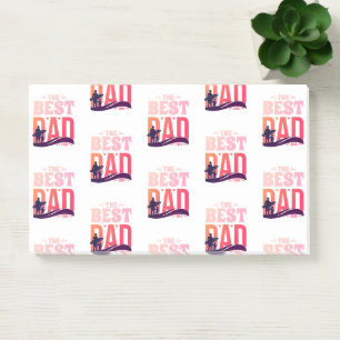 Der beste Vater überhaupt Post-it Klebezettel