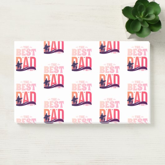 Der beste Vater überhaupt Post-it Klebezettel (Büro)