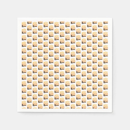 Der beste Vater überhaupt Serviette (Vorderseite)