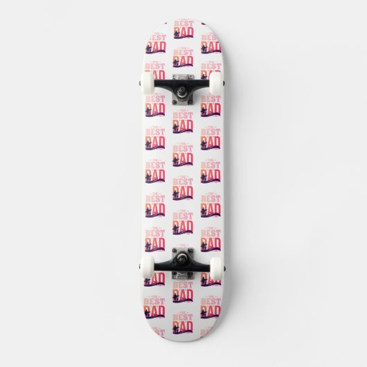 Der beste Vater überhaupt Skateboard (Vorderseite)