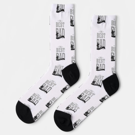 Der beste Vater überhaupt Socken (Linkes Detail)