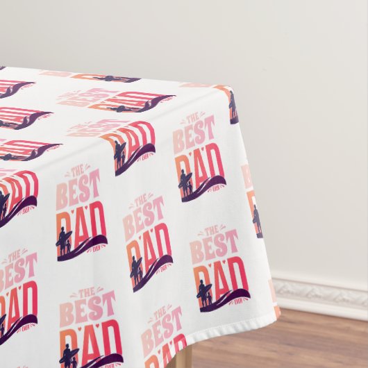 Der beste Vater überhaupt Tischdecke (Beispiel)