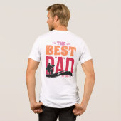 Der beste Vater überhaupt Tri-Blend Shirt (Rückseite voll)