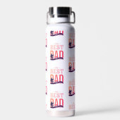 Der beste Vater überhaupt Trinkflasche (Rückseite)