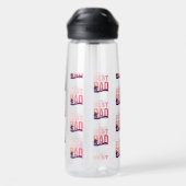 Der beste Vater überhaupt Trinkflasche (Rückseite)