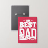 Der beste Vater überhaupt - Vater und Kind Button (Vorderseite/Rückseite)