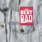 Der beste Vater überhaupt - Vater und Kind Button (Insitu)