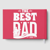 Der beste Vater überhaupt - Vater und Kind Gästebuch (Rückseite)