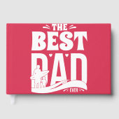 Der beste Vater überhaupt - Vater und Kind Gästebuch (Vorderseite)