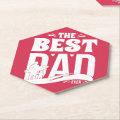 Der beste Vater überhaupt - Vater und Kind Untersetzer (angewinkelt)