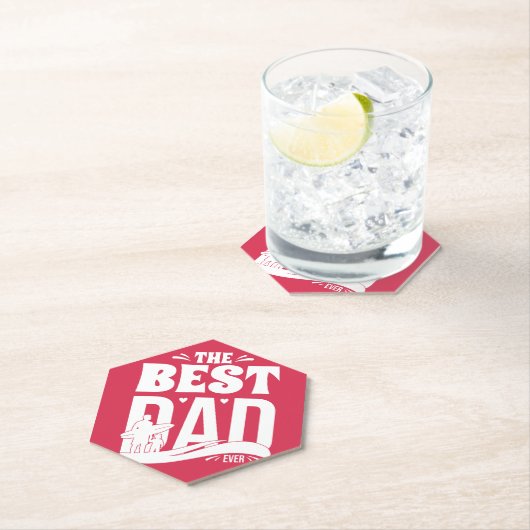 Der beste Vater überhaupt - Vater und Kind Untersetzer (Vor Ort)