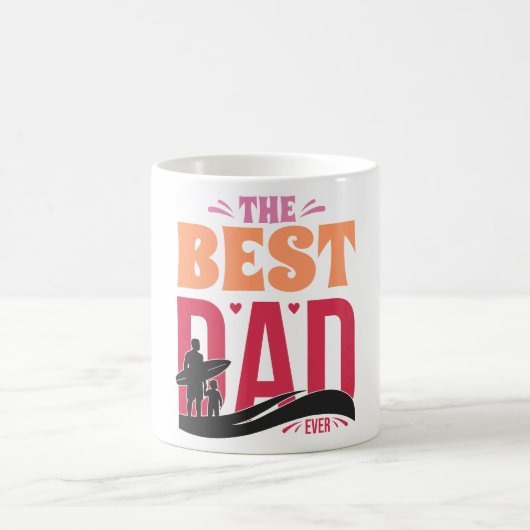 Der beste Vater überhaupt Verwandlungstasse (Mittel)