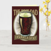 Der beste Vater verdient einen Ausflug Karte (Gelbe Blume)