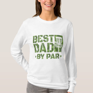 Der beste Vater von Par Funny Disc Golf Vatertag T-Shirt