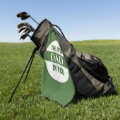 Der beste Vater von Par Golfers Funny Pub Golfhandtuch (Gras)