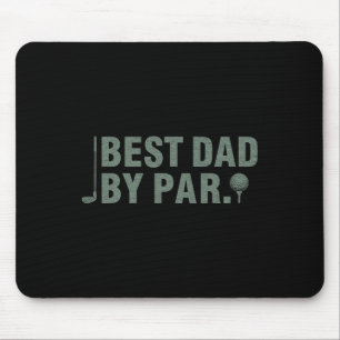 Der beste Vater von Par Vatertag beim Golfen Gebur Mousepad