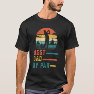 Der beste Vater von Par Vatertag Papa Golf Vater T-Shirt