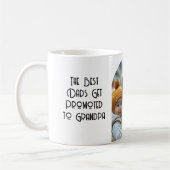 Der beste Vater wird Großvater und Foto nach Maß Kaffeetasse (Links)