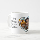 Der beste Vater wird zum Großvater befördert Kaffeetasse (Vorderseite Links)