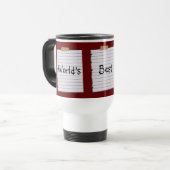 Der beste Vati der einzigartige Welt! Tasse (Vorderseite Links)
