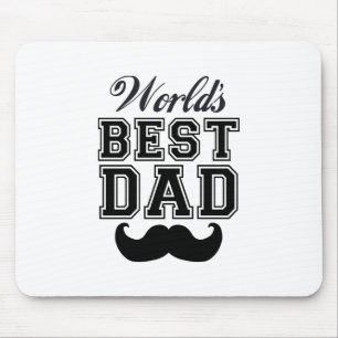 Der beste Vati der Welt mit dem Schnurrbart Mousepad