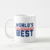 Der beste Versicherer der Welt Kaffeetasse (Links)