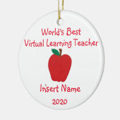 Der beste virtuelle Lehrer der personalisierten We Keramik Ornament (Links)