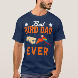 Der beste Vogel-Vater je Papagei-Vater für Männer T-Shirt