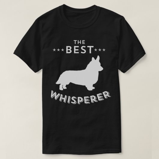 Der beste walisische Corgi Whisperer Dog & Welsh C T-Shirt (Design vorne)
